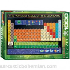 EuroGraphics Periodic Table of Elements 1000 Piece Puzzle B0019N4ECM